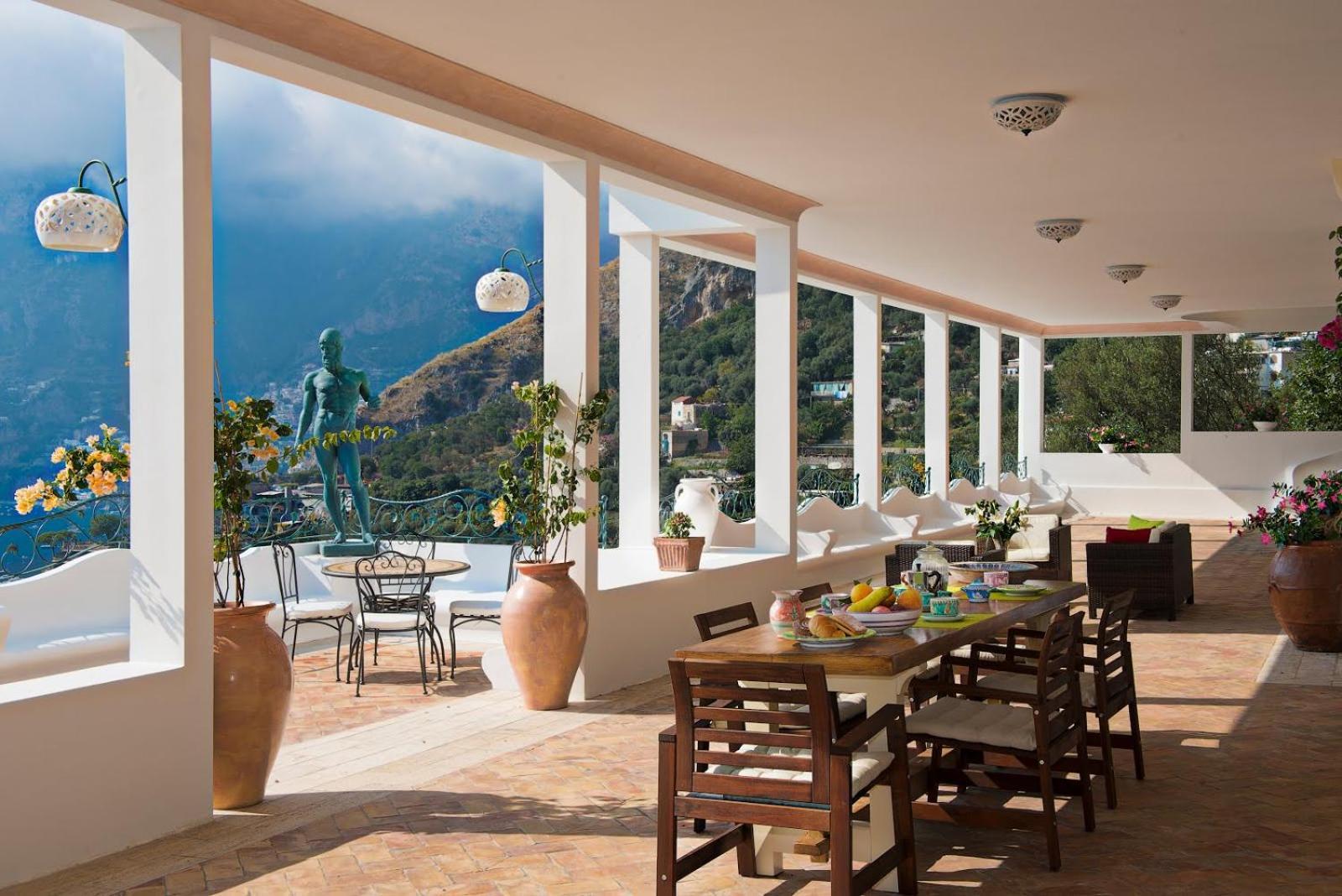 Villa Santa Chiara Positano Suites Bagian luar foto