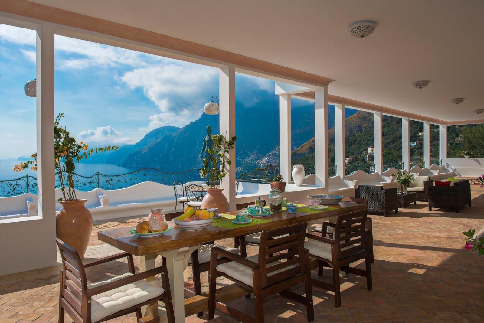 Villa Santa Chiara Positano Suites Bagian luar foto